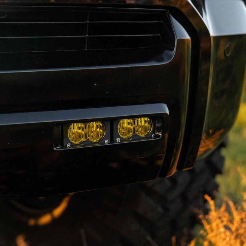 Toyota Sequoia Fog Light Pocket Kit - Baja Designs - S2 Sport - Amber - `23-`27